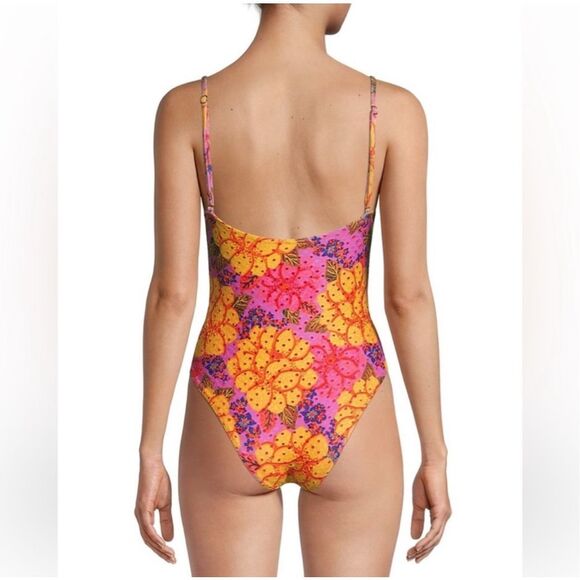 🌺 Farm Rio One-Piece Swimsuit – Size XS/Small – NEW - Picture 3 of 6